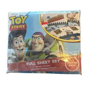 TOY STORY: Protecting Toys Everywhere, VINTAGE Kids FULL Size 4 pc Sheet Set NEW